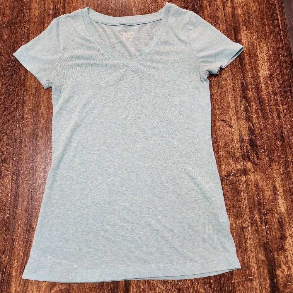 Mossimo plain light blue top